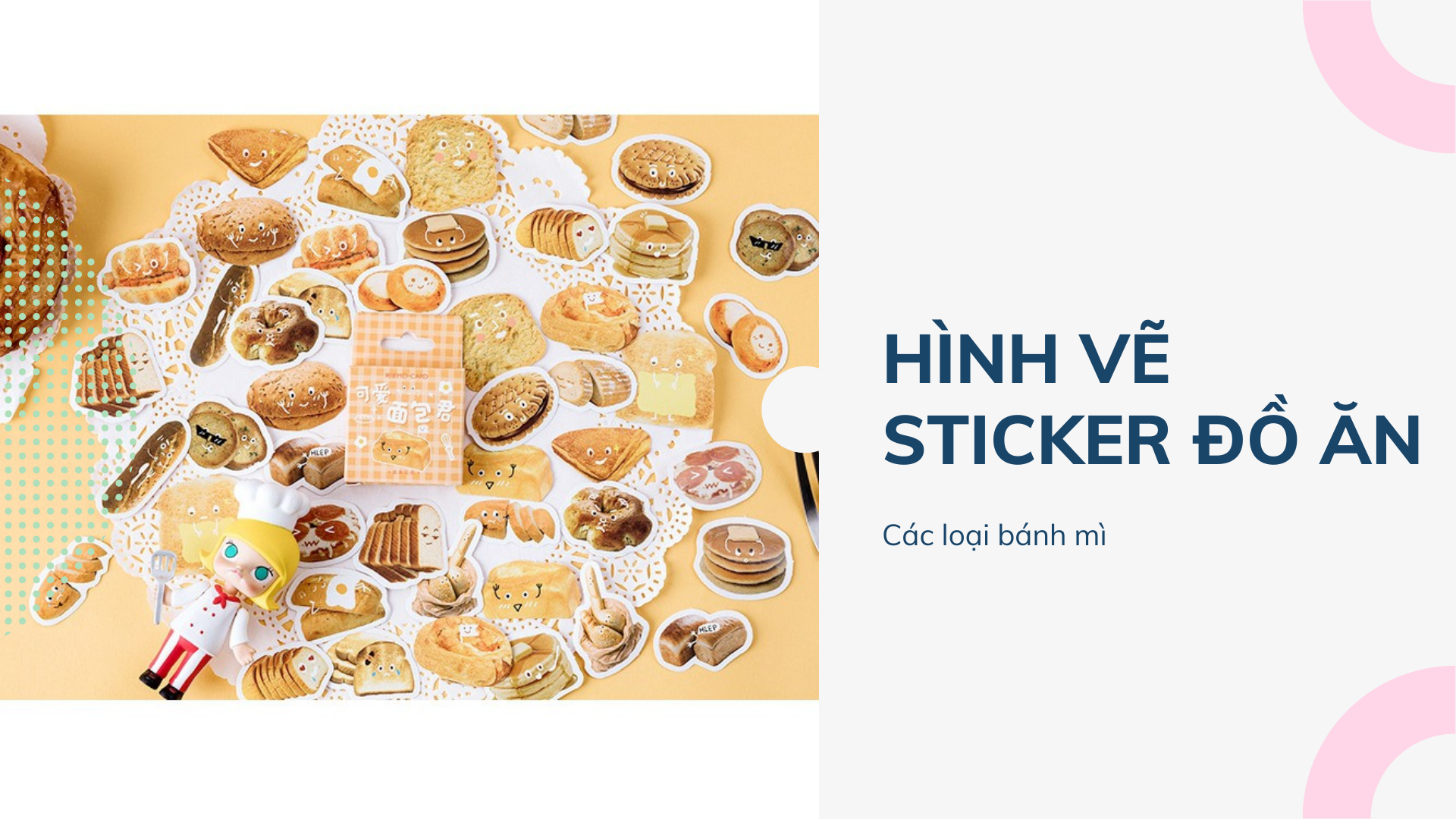 99+ cách vẽ sticker đồ ăn dễ thương nhất ai cũng có thể thử - Học Cắt May