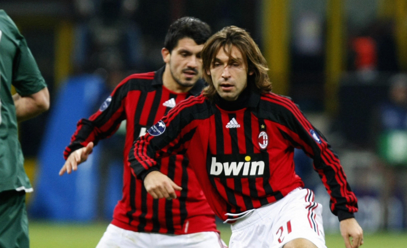 Andrea Pirlo và Gennaro Gattuso
