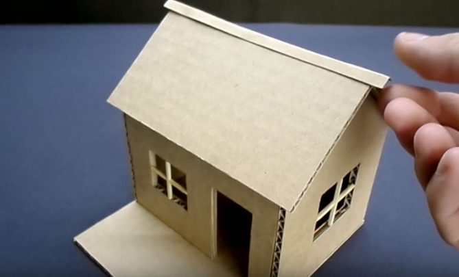 Cách làm ngôi nhà bằng giấy đơn giản dễ làm 2022 - Học May