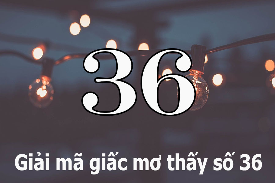 Mơ thấy số 36 đánh con gì để trúng đề? - Thế Giới Soi Cầu