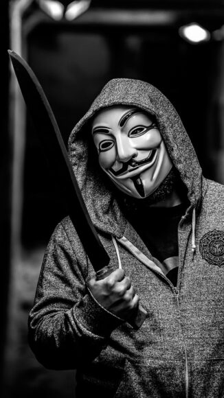 hình ảnh hacker, Anonymous nguy hiểm