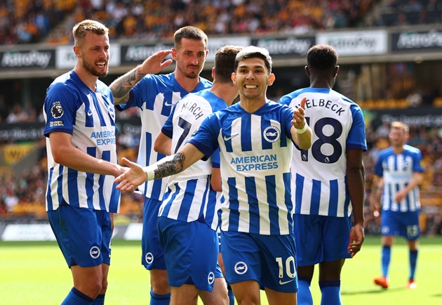Vì sao Brighton vẫn bay cao dù mất hàng loạt trụ cột?