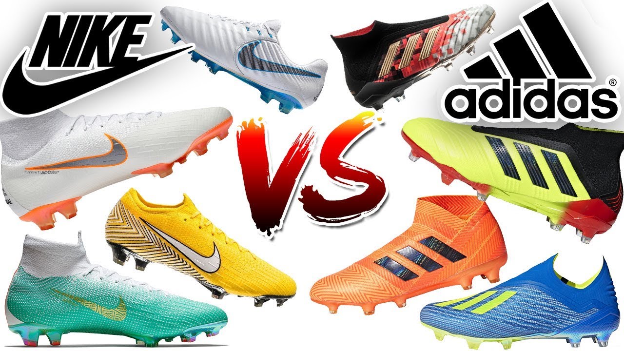 Nên mua giày bóng đá Nike hay Adidas?