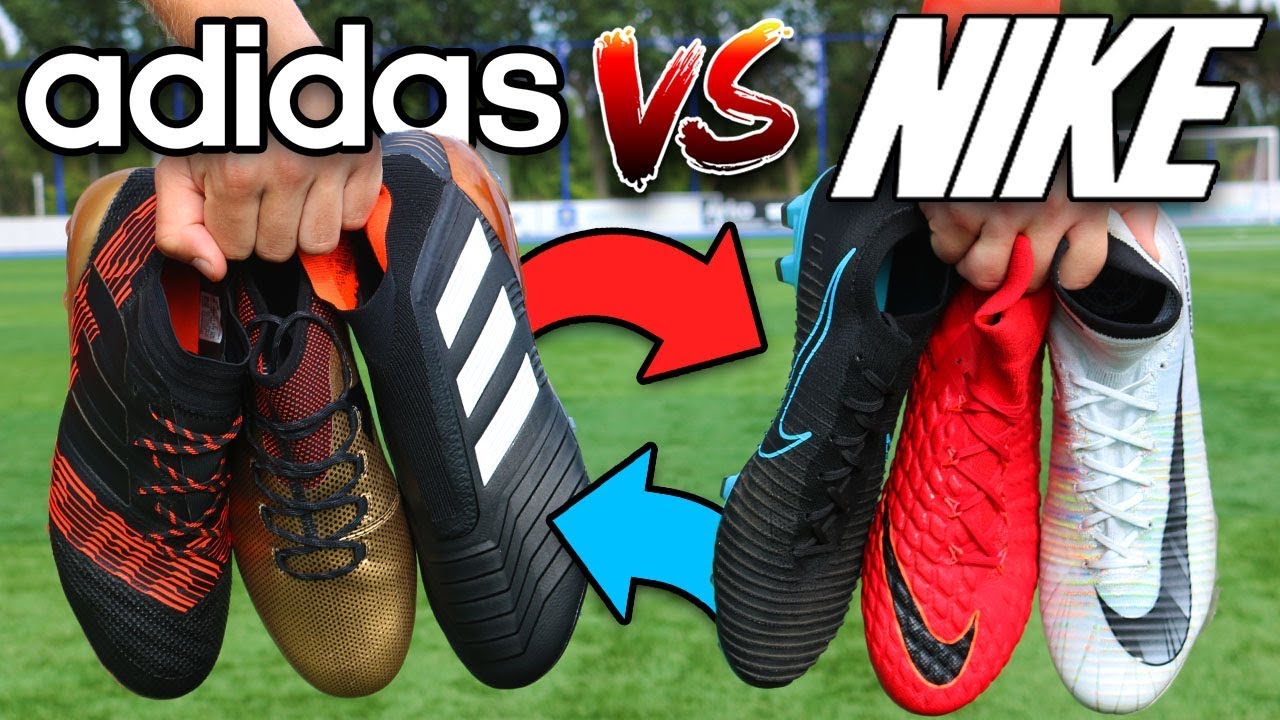 Nên mua giày bóng đá Nike hay Adidas?
