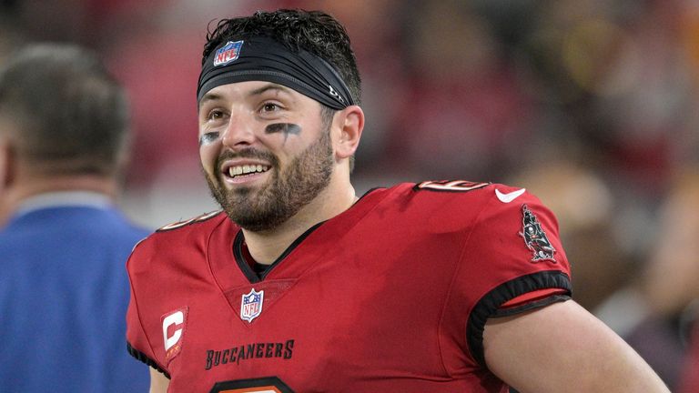 Baker Mayfield: Tampa Bay Buccaneers quarterback agrees new three-year deal worth up to $115m | NFL News | Sky Sports
